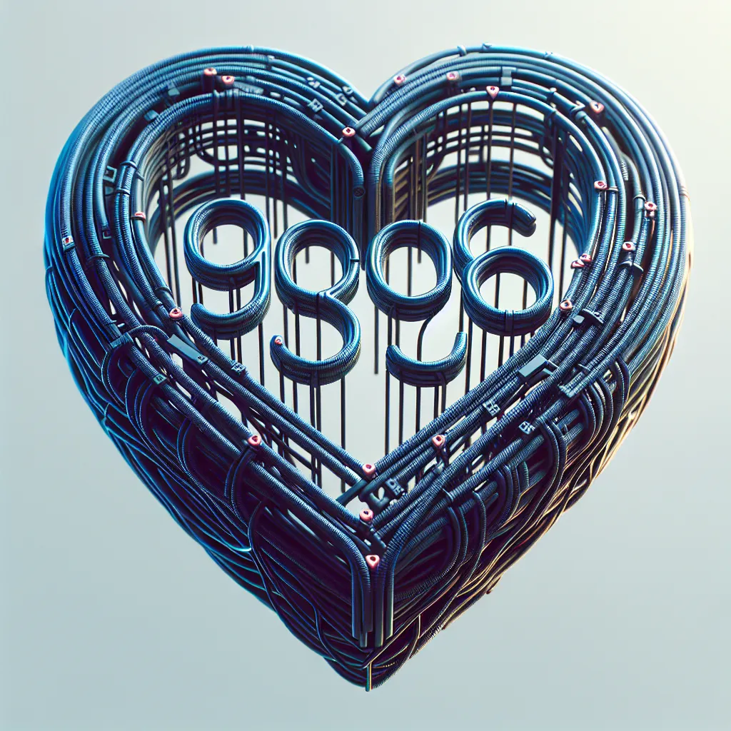 Imagen de un corazón con los números 9696 escritos en su interior, simbolizando la conexión de almas gemelas.