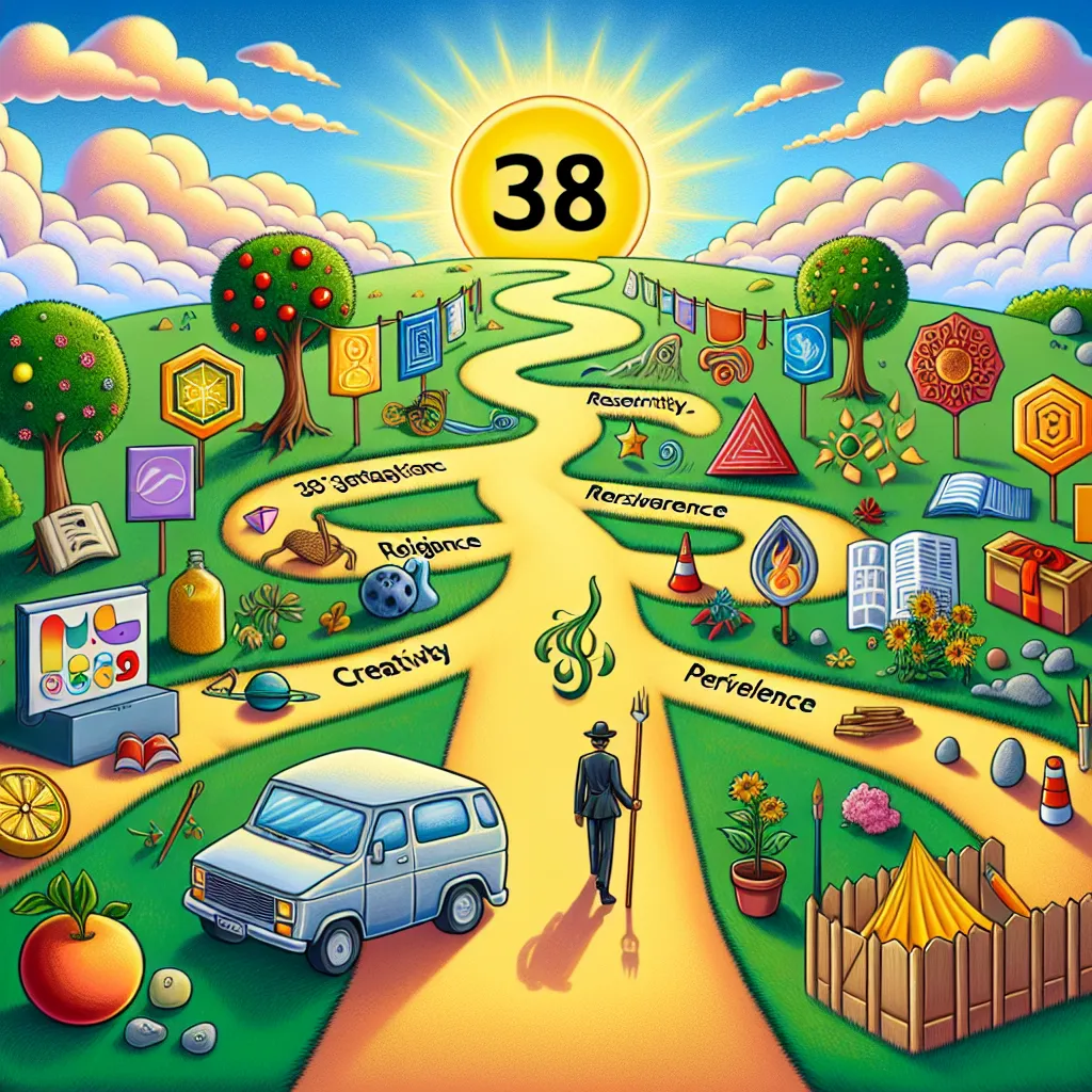 Imagen ilustrativa sobre el significado del Número de Camino de Vida 38 y su impacto en tu vida
