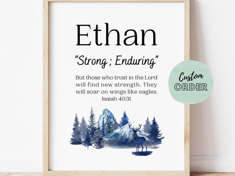 El origen y significado bíblico del nombre Ethan