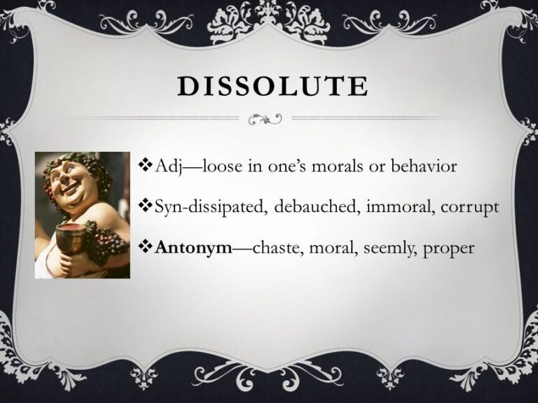 El significado bíblico de «disoluto» en la fe cristiana