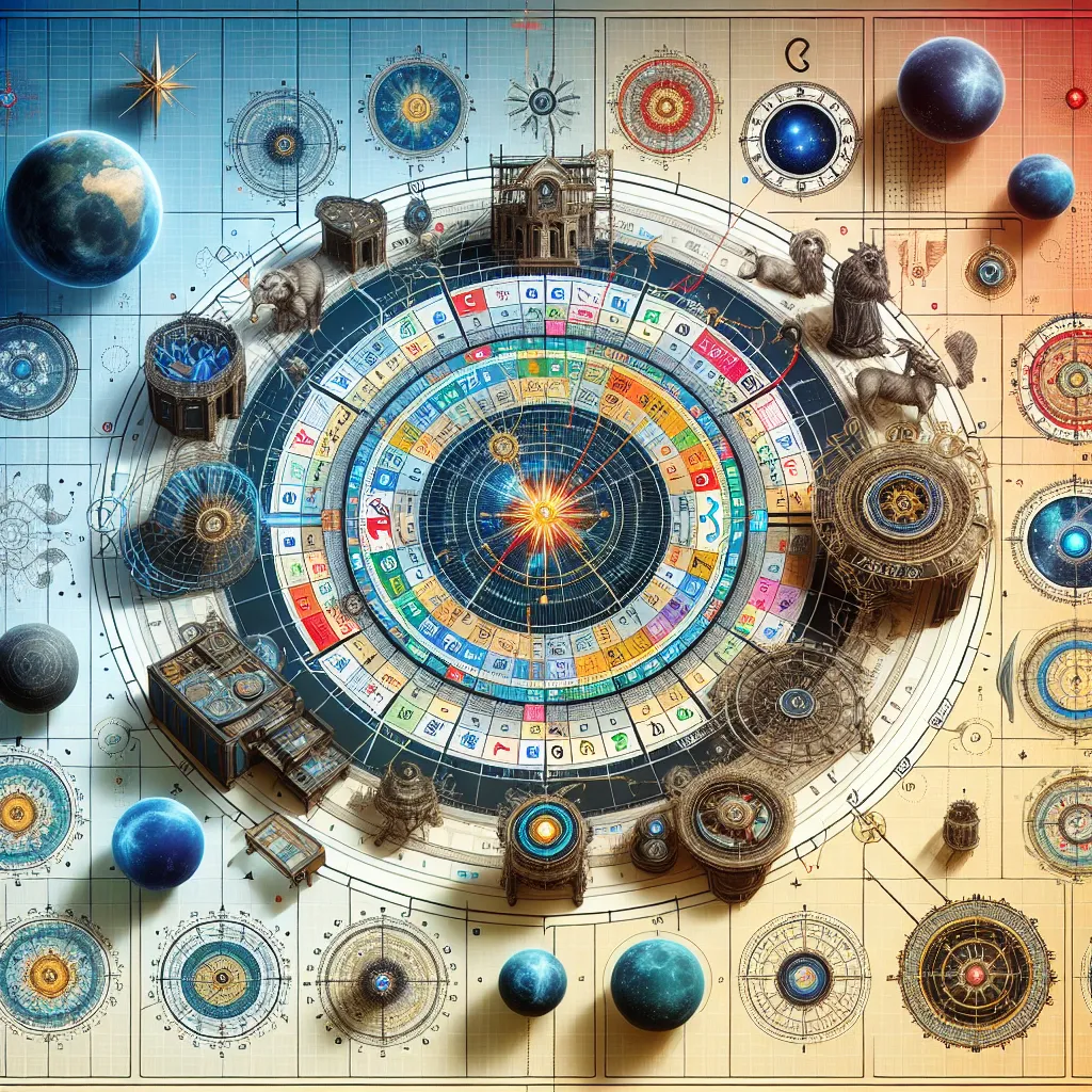 Diagrama comparativo de sistemas de casas astrológicas