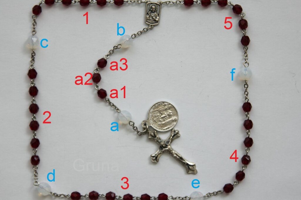 Instrucciones para orar el Rosario al Sagrado Corazón de Jesús