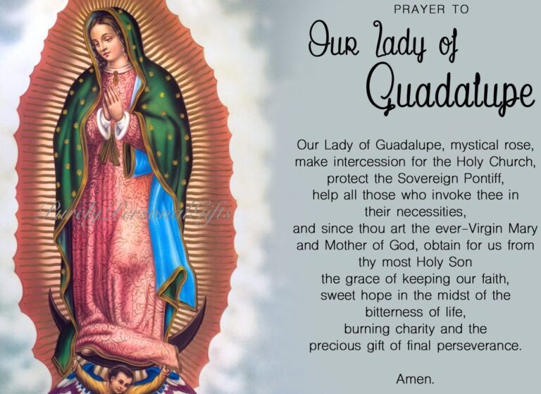 Oración a la Virgen de Guadalupe: Fe y devoción para pedir un milagro