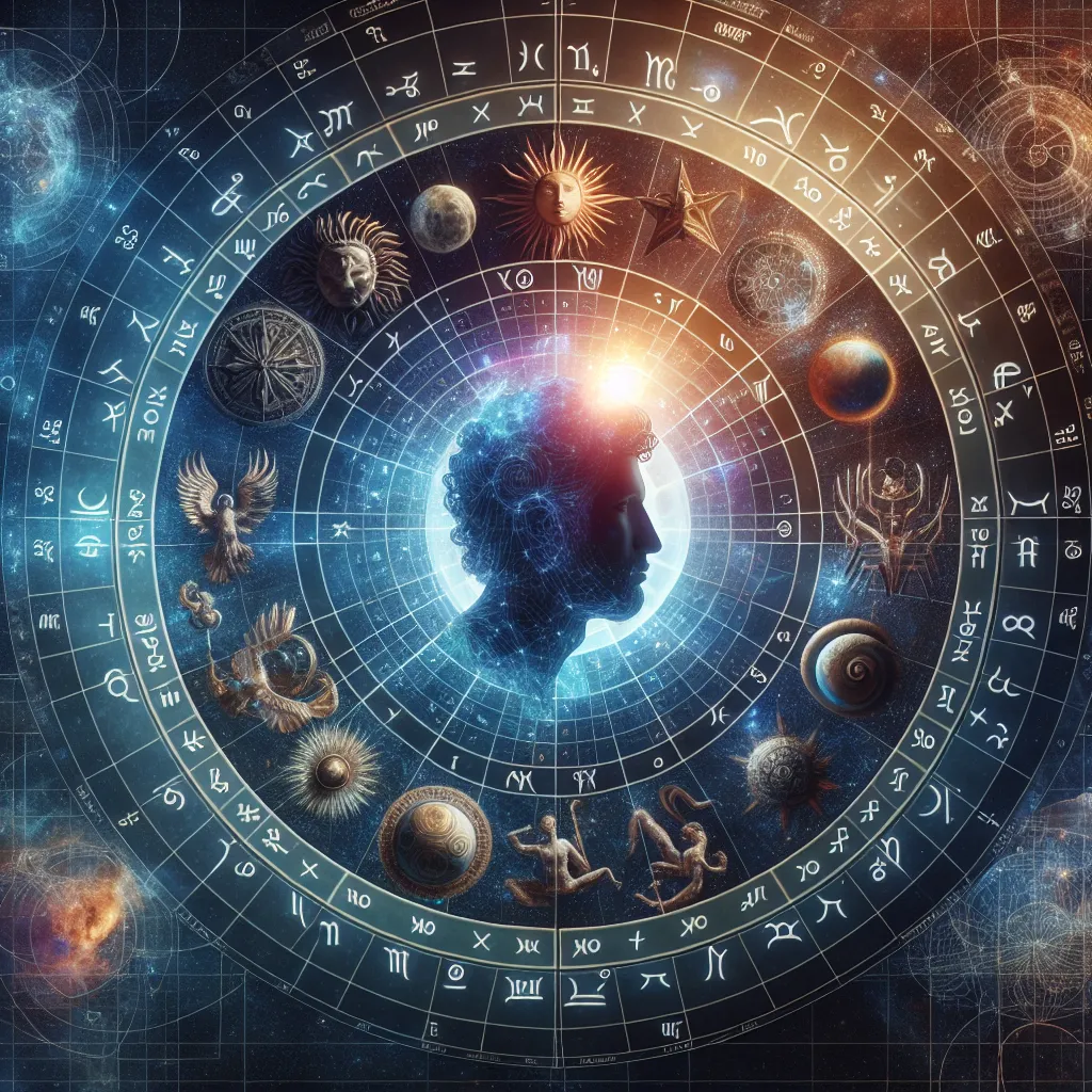 Diagrama de casas astrológicas destacando la distribución energética de los signos zodiacales en cada una.